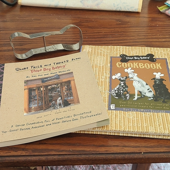Set of 2 Three Dog Bakery cookbooks - Picture 1 of 6